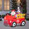 6ft. Airblown® Inflatable Santa's Vintage Fire Truck